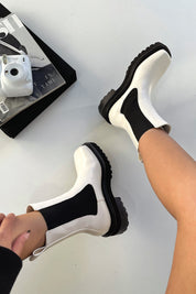 Women's Robyn™ Two-Tone Ankle Boots White Boots