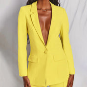 Elegant Women's Blazer and Pants Set Blazer