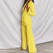 Elegant Women's Blazer and Pants Set Blazer