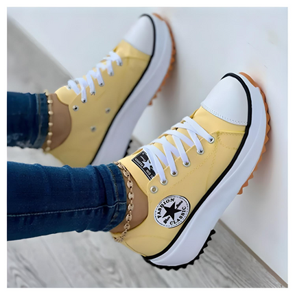 Comfortable Modern Orthopedic Sneakers Yellow Orthopedic Sneakers