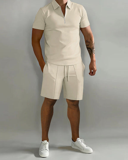 Thomas | Polo With Shorts Brown