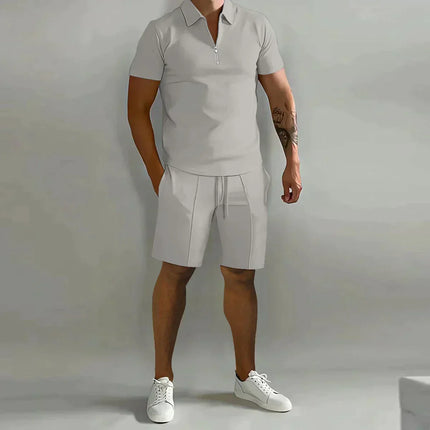 Thomas | Polo With Shorts Dark Gray