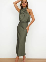 Leila | Stylish Cocktail Dress Pale Green Dresses