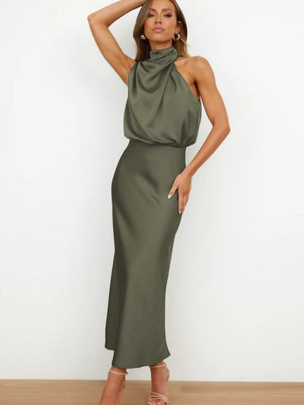 Leila | Stylish Cocktail Dress Pale Green Dresses