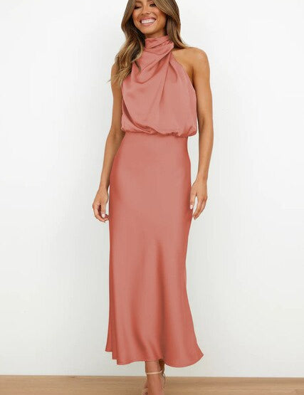 Leila | Stylish Cocktail Dress Coral Red Dresses