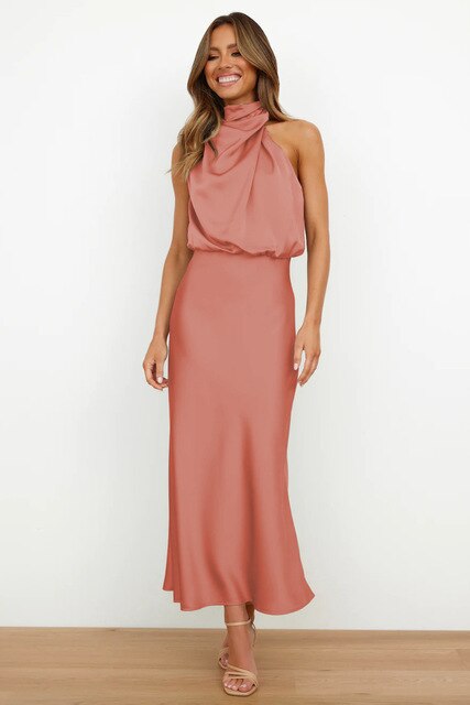 Leila | Stylish Cocktail Dress Coral Red Dresses