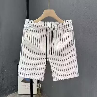 Ice Silk Quick‑Dry Embroidered Sports Shorts – Lightweight & Cool White Shorts