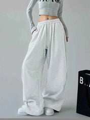 Oversized Wide Leg Drawstring Pants