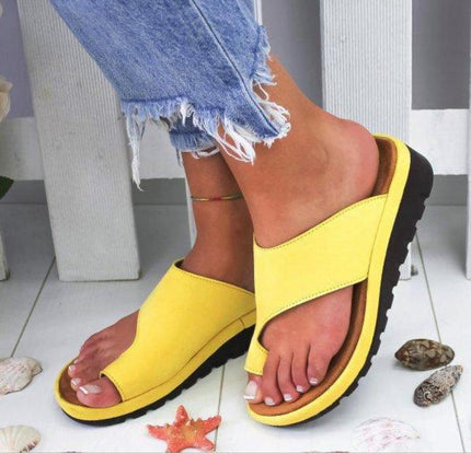 Delfina Sunny Summer Sandals Yellow sandals
