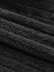 HINA™ - SOLID SINGLE BREASTED FUZZY COAT