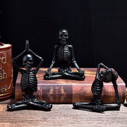 Cool Skeleton Meditation Pose Decor Halloween Decorations