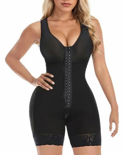 Women's Tummy Control Shapewear Jumpsuit Black Jumpsuit