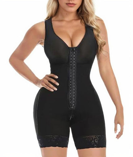 Women's Tummy Control Shapewear Jumpsuit Black Jumpsuit