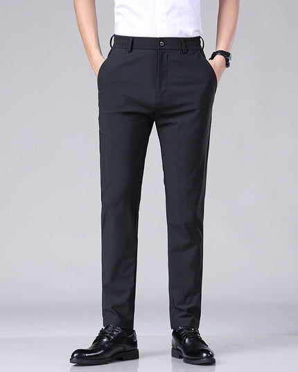 Lucas | Elegant elastic trousers Black Pants