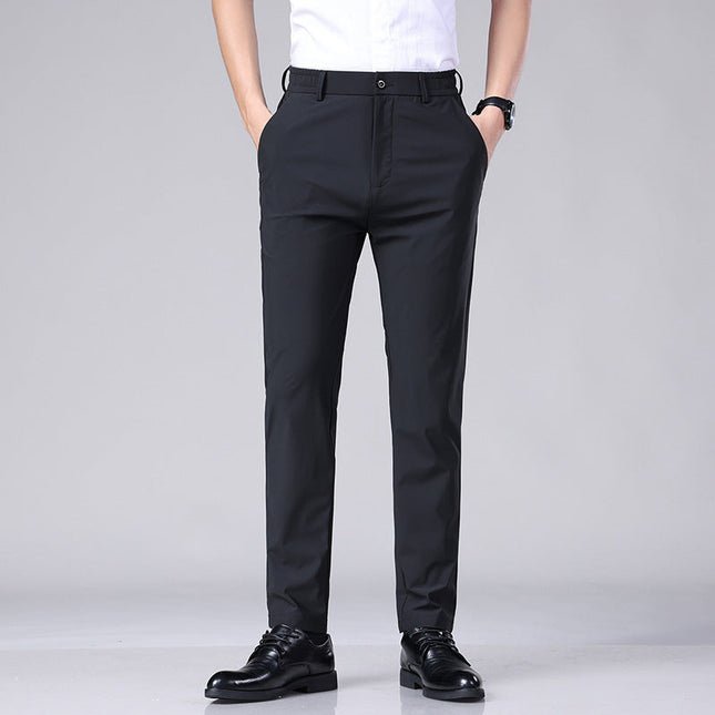 Lucas | Elegant elastic trousers Black Pants
