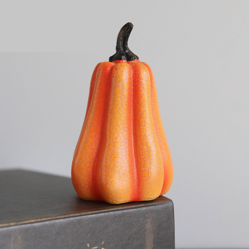 Spooky Resin Pumpkin Candle Lamp Pumpkin Long Halloween Decorations