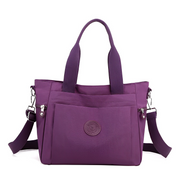 Elegant Women's Quilted Shoulder Bag Purple Handbags