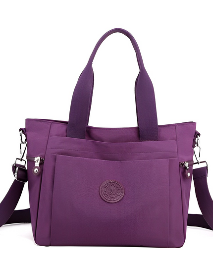 Elegant Women's Quilted Shoulder Bag Purple Handbags