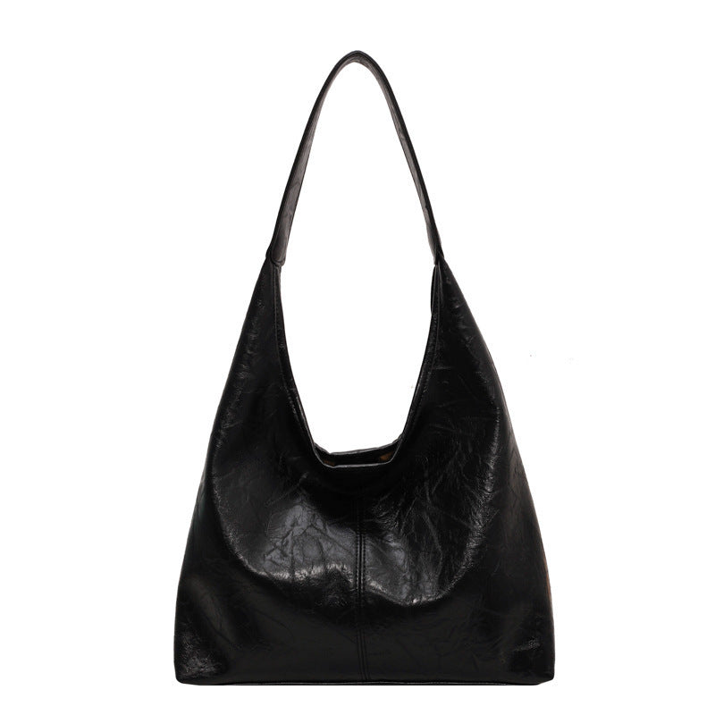 Fashionable Large Capacity Casual Tote Bag Black Tote Bag