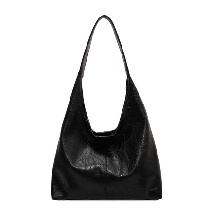Fashionable Large Capacity Casual Tote Bag Black Tote Bag