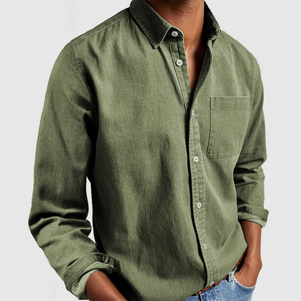 Austin | Casual Shirt Green Blouse