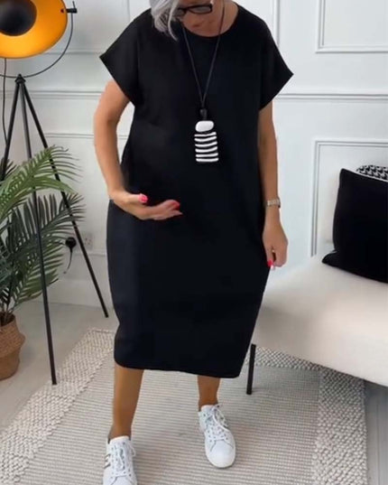 Ivy | Stylish Short-Sleeve Casual Dress Dresses