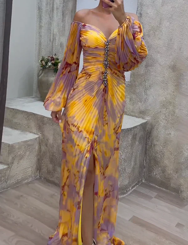 Lucy | Elegant V-Neck Dress Dresses