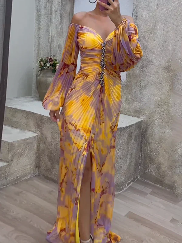 Lucy | Elegant V-Neck Dress Dresses