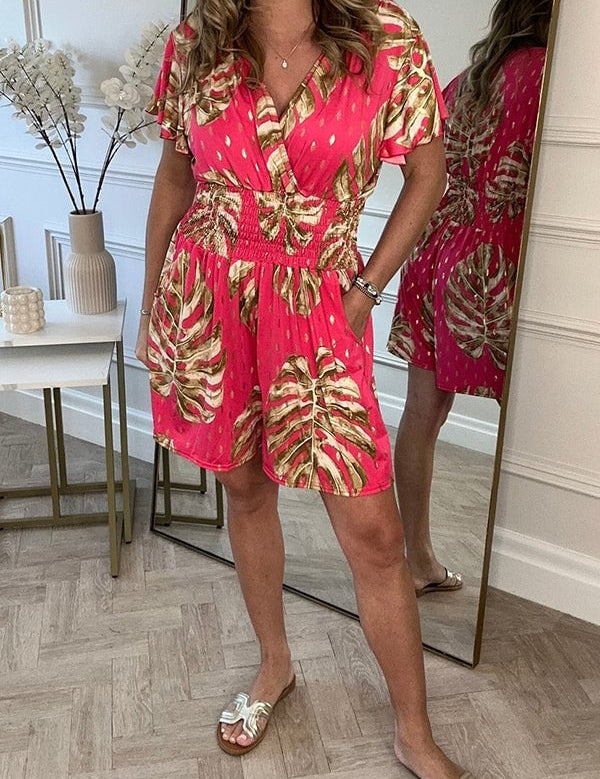 Blooming Belle | Floral Summer Jumpsuit - OKOHOKO™ FASHION