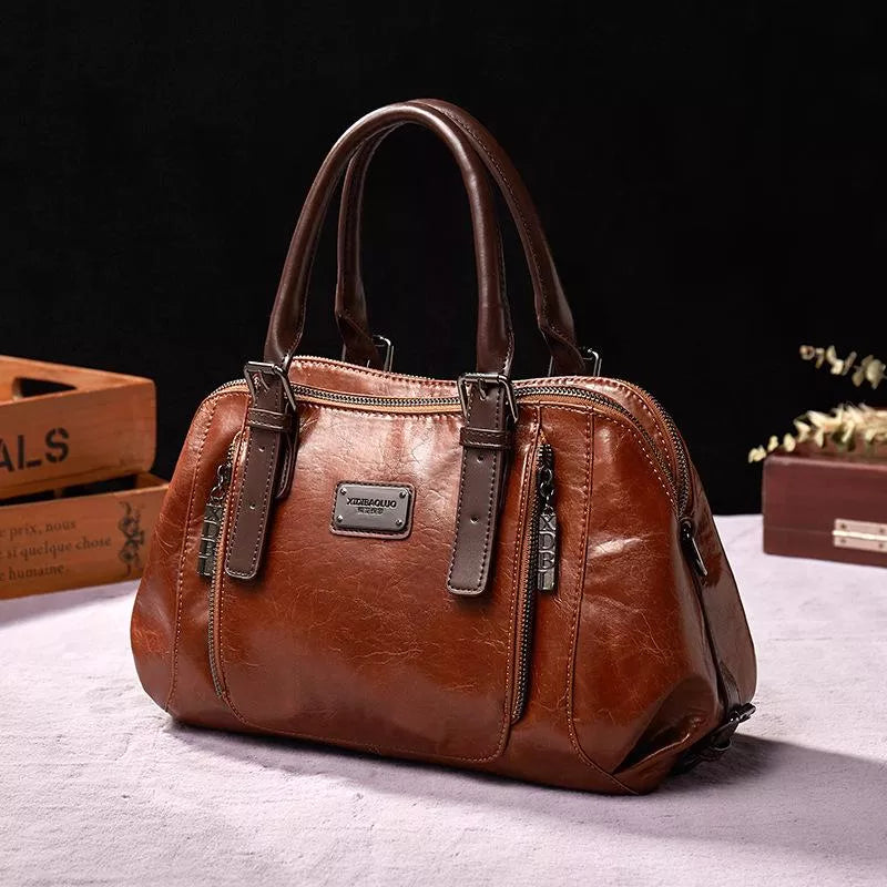 Silja | Leather Bag Brown
