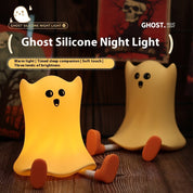 Sweet Ghost Silicone Touch Lamp Halloween Decorations
