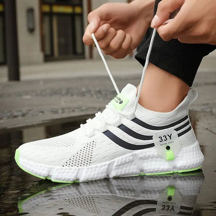 Surge | Men Casual Sport Shoes Breathable Lightweight Sneakers White