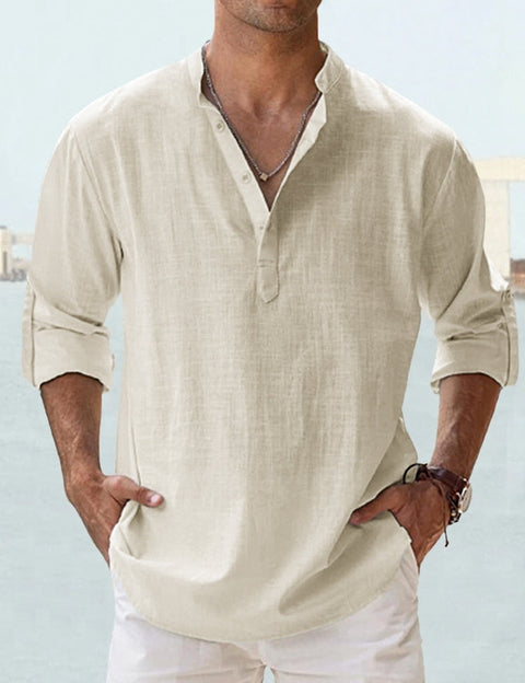 Fresco | Comfortable fresh shirt Beige