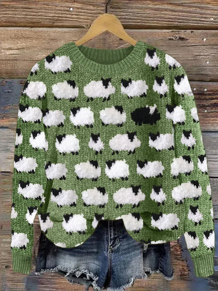 Martha - Stylish Sweater Green Sweaters