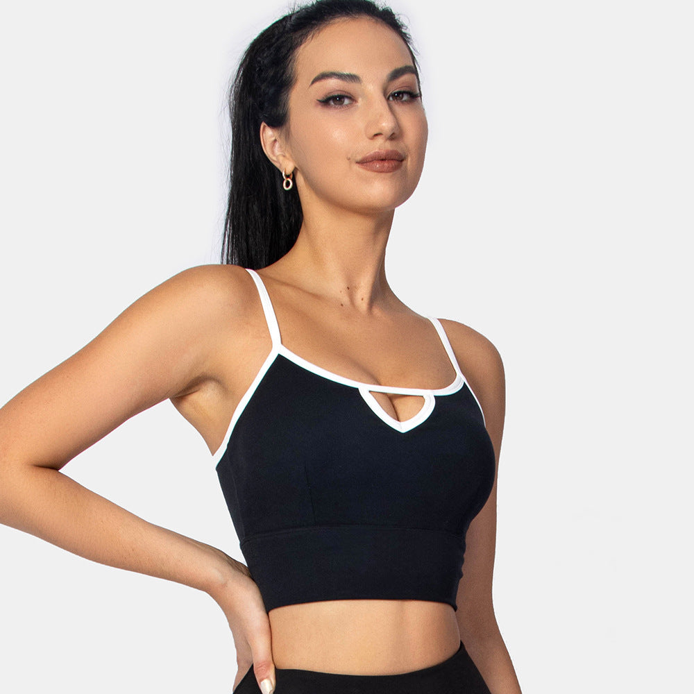 Women's Push‑Up Ice‑Silk Sports Bra Bra