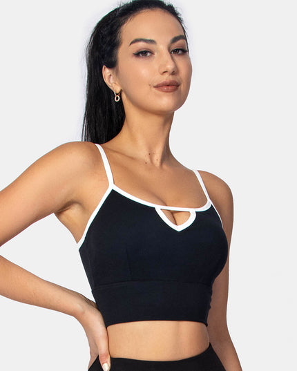 Women's Push‑Up Ice‑Silk Sports Bra Bra