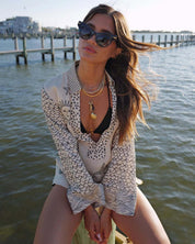 Flower Print Shirt Short Set Women Outfit Sets