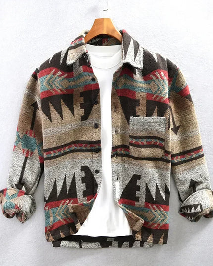 Mens Fashion Vintage Shirts Shirts