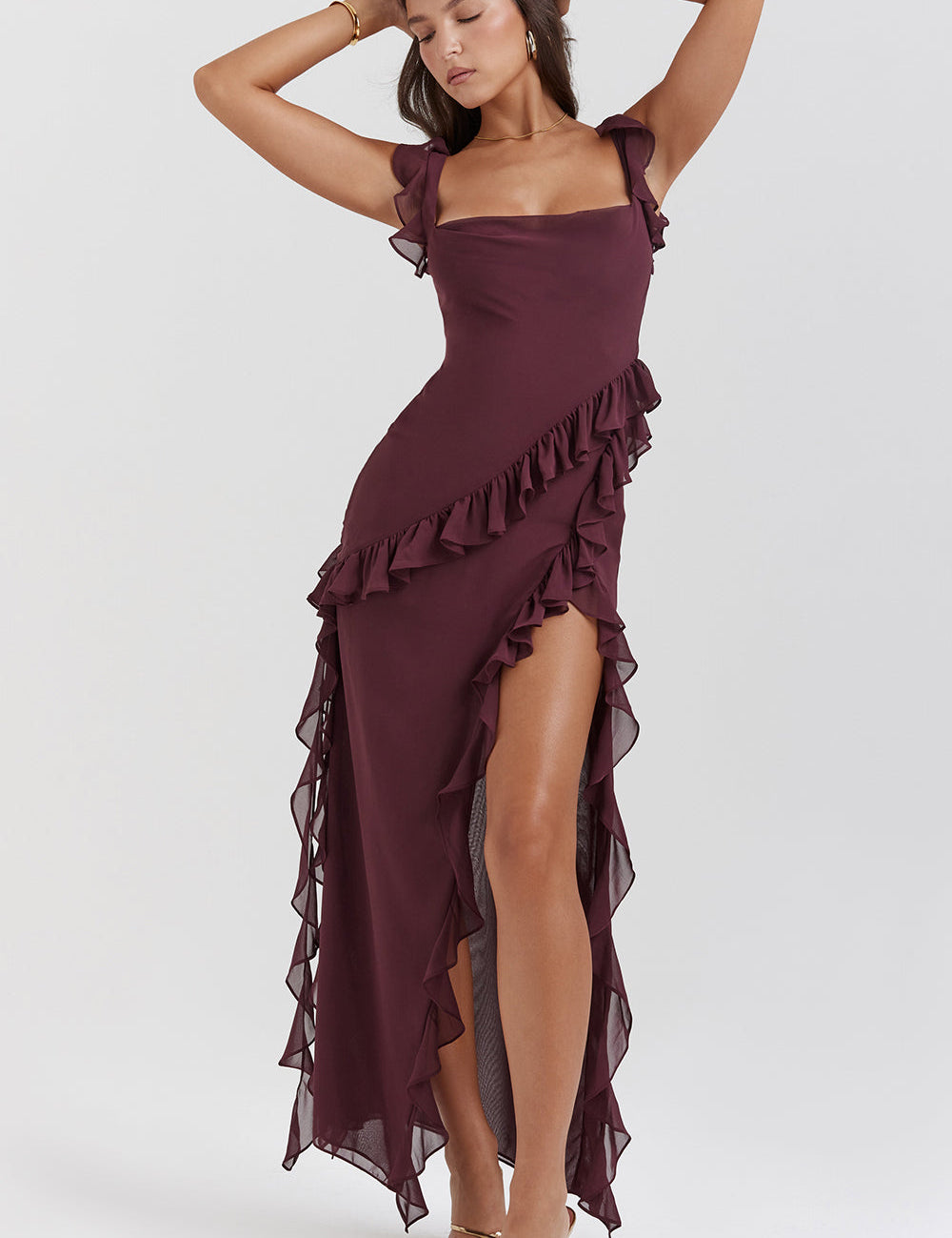 Lay | Comfortable Dress Burgundy Dresses