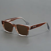 Ashcroft Men's Square Sunglasses with UV Protection and Comfort Tea Sunglasses