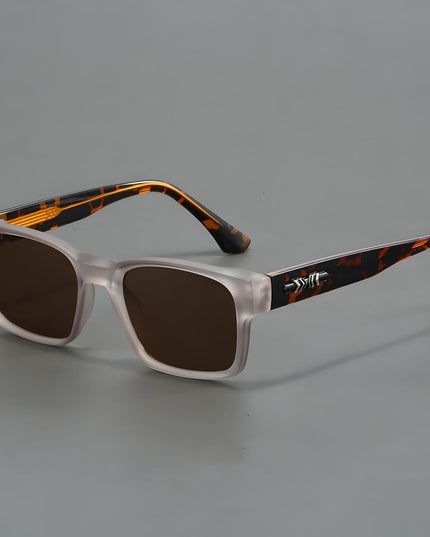 Ashcroft Men's Square Sunglasses with UV Protection and Comfort Pink Sunglasses