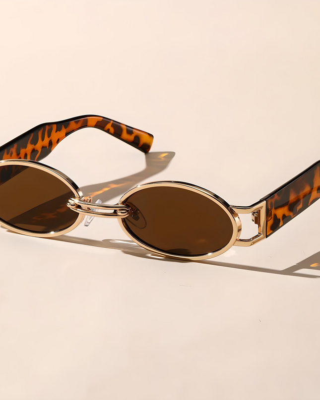 BellaView Ovals Lightweight Sunglasses with Full UV Protection Tortoise Shell Sunglasses