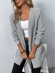 Cristina | Soft and Comfortable cardigan Grey Shirts & Tops