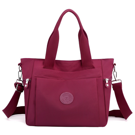 Elegant Women's Quilted Shoulder Bag Wine Handbags