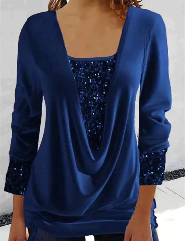 Gie | Elegante top Blue 50% Korting Shirts & Tops