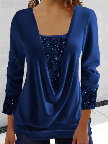 Gie | Elegante top Blue 50% Korting Shirts & Tops