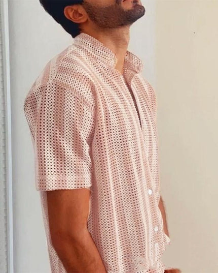 Summer Waffle-Cool Men’s Shirt Shirts
