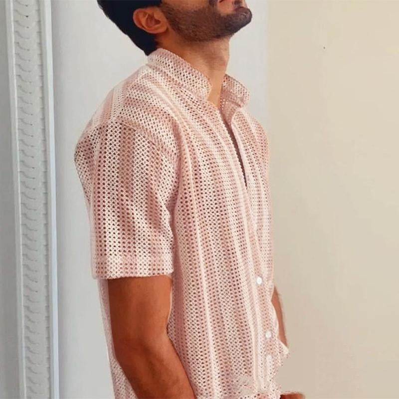 Summer Waffle-Cool Men’s Shirt Shirts