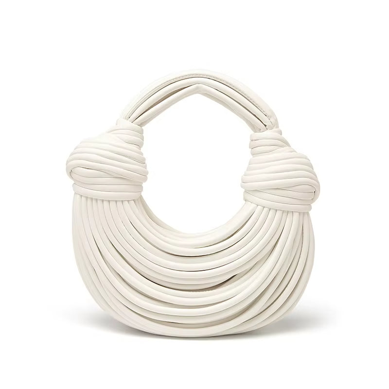 The Amelie Sculptural Bag White Handbags