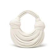 The Amelie Sculptural Bag White Handbags